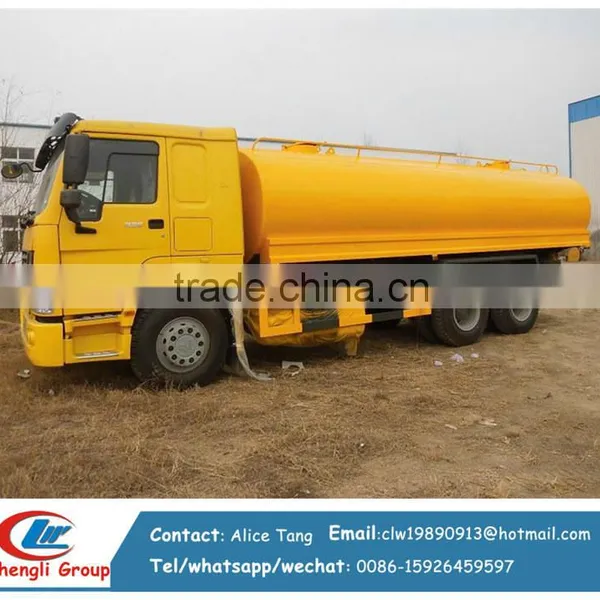 SINO HOWO 20t Water Tannker Truck 20cbm Water Sprinkler Road Sprinkler Truck photo-3