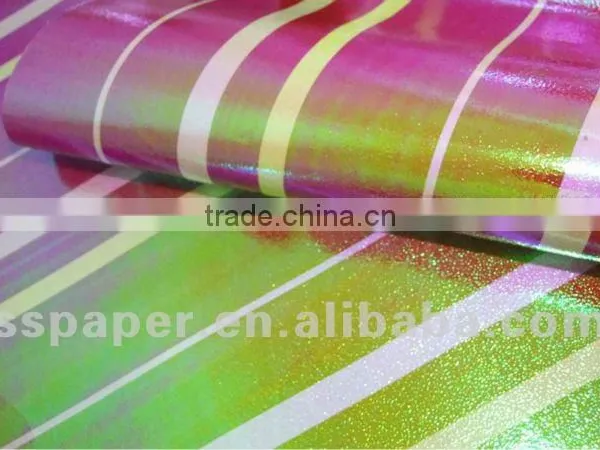 Self Adhesive Film Rainbow Film Iridescent Film Gift Boxes Custom Paper photo-5