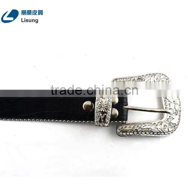 Bling Western Crystal Rhinestone Dress Concho Straps For Men photo-4
