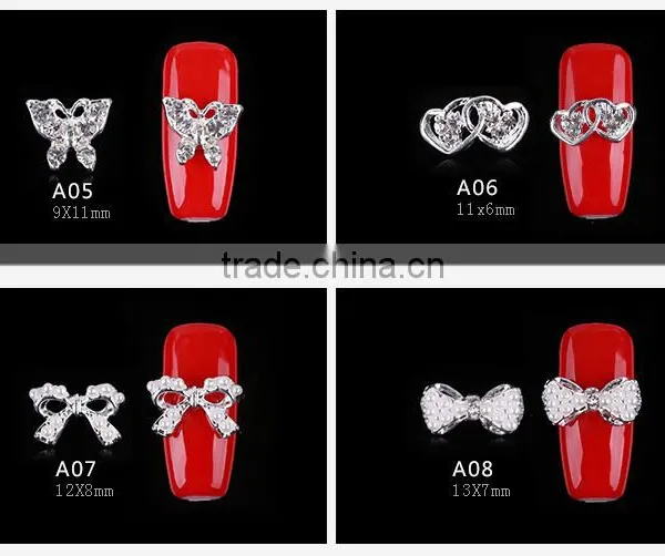 2016 Most Fashion Sliver Jewlery Set for Aluminum Alloy Nail Decoration photo-2