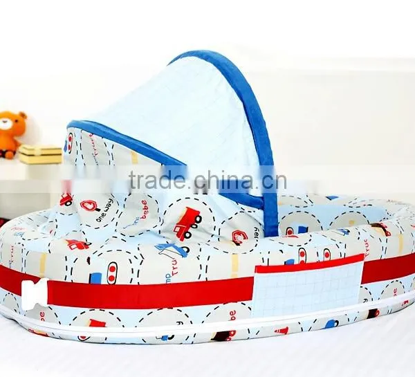 High Quality Fashion Design Baby Travel Carrier Bassinet Baby Playpen Bassinet Foam Folding Baby Bassinet photo-3