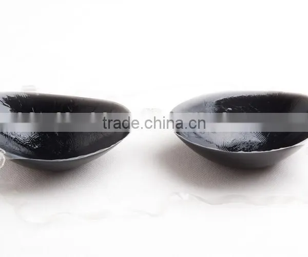 Ideal Fashions Waterproof Lace Soft Wholesale Silicone Adhesive Bra For Swimsuit Underwear Sexy Silicone Bra F Cup Black Silicon photo-3