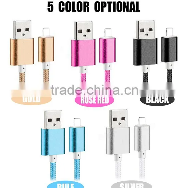 Braided 8pin Fast Charging Usb Cable and Data Transfer for Ios photo-2