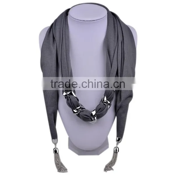 2016 New Ideas Women Pendant Scarf Jewelry photo-2