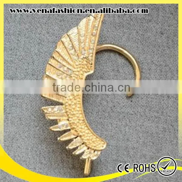 Manufacturer Full Diamonds Rhinestone Angel Wing Ear Cuff photo-2