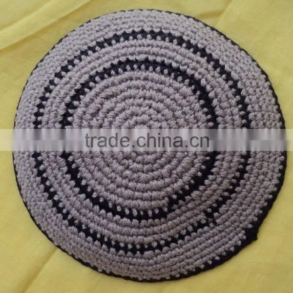 100% Hand-made Cotton Kippah & Caps / Muslim Kippah Kippot Yarmeulke Factory Supplier