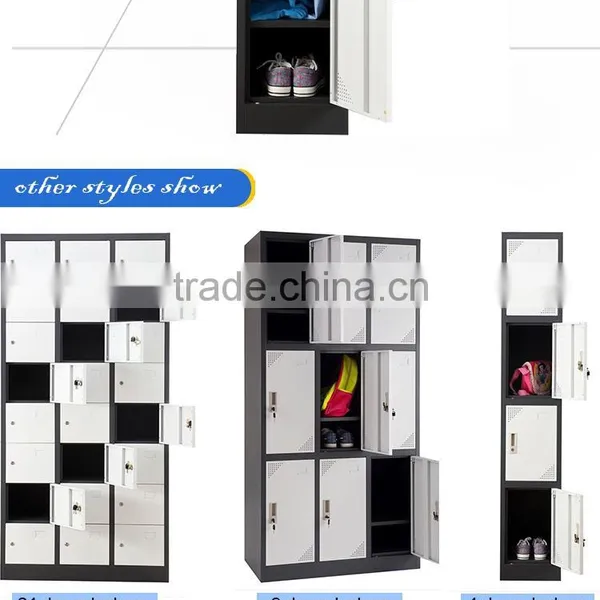 Office Furniture Price List Steel Metal Wardrobe Sliding Door Roller photo-4