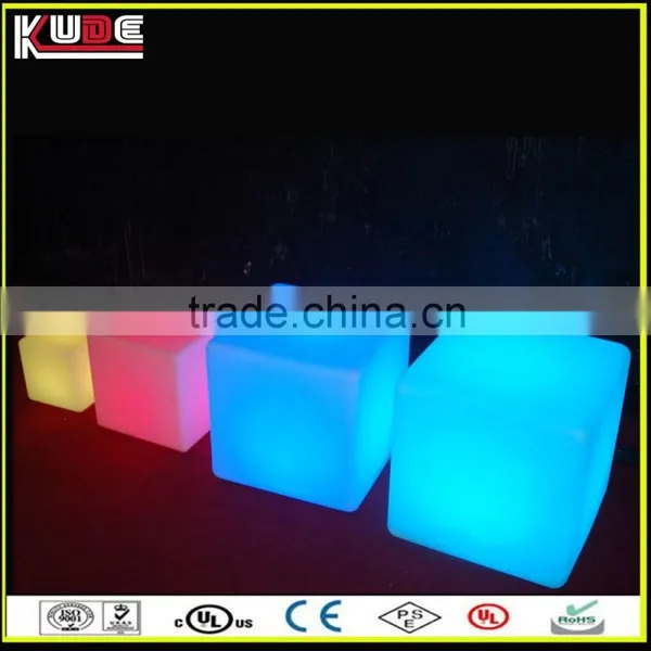 Magic 3D LED Cube RGB Colors Lighting Changing LED Bar Cube Stool For Sitting photo-4