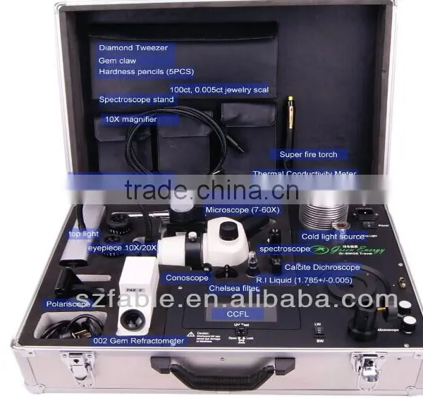 Portable Multi-functional Gemological Identification Tool Kit With 16 Items photo-2