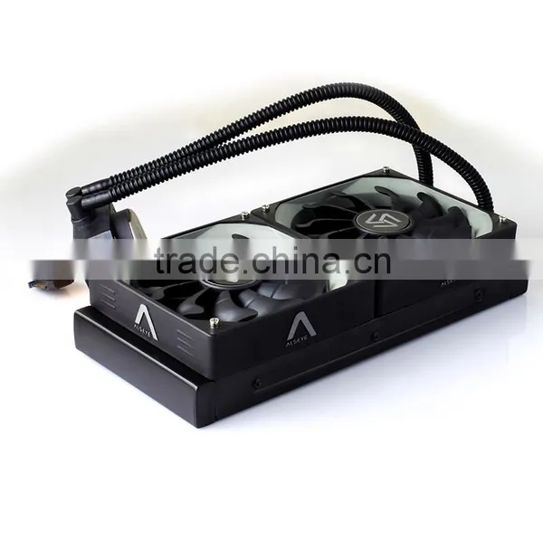 Alseye AA0204 Manufacture 2 x 120m Fans pc Water Cooling MAX240 Liquid Cpu Cooler photo-3