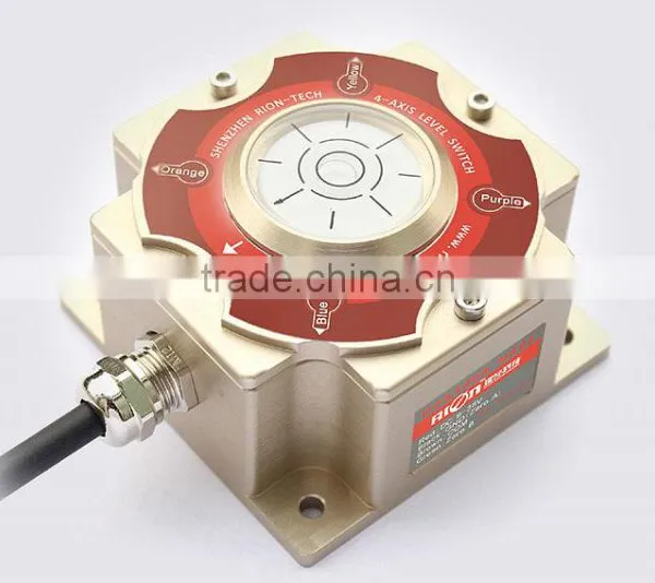 HCA131A High Precision 4-way Tilt Switch / Tilt Sensor for Warming System Switch Output With Alarm Value photo-2
