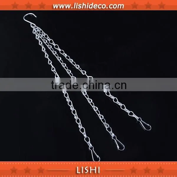 Hotsale Household Beautiful Flower Basket Thick Iron Ore Chain