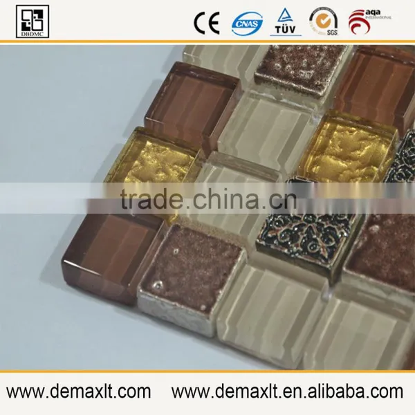 High Quality Bright Mixture Color Bathroom Magic Glass Mosaic Tile photo-3