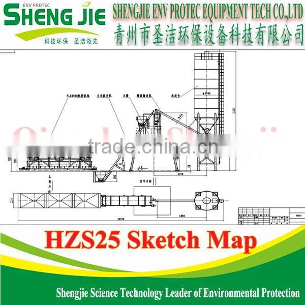 HZS25 Fixed Concrete Batching Plant photo-3