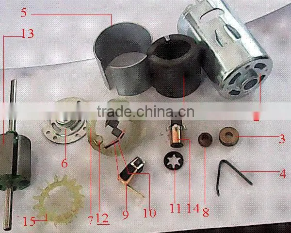DC MOTOR PARTS components