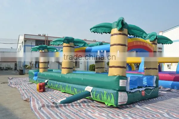 2016 Hot Sale Nylon Inflatable Water Park Swimming Pool Slide Kids photo-5