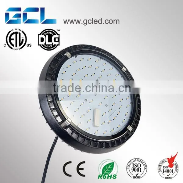 Energy Saving Led High Bay Light Ufo 100w 120w CE RoHs Dlc Etl Certificate Ufo High Bay Light 50-200W