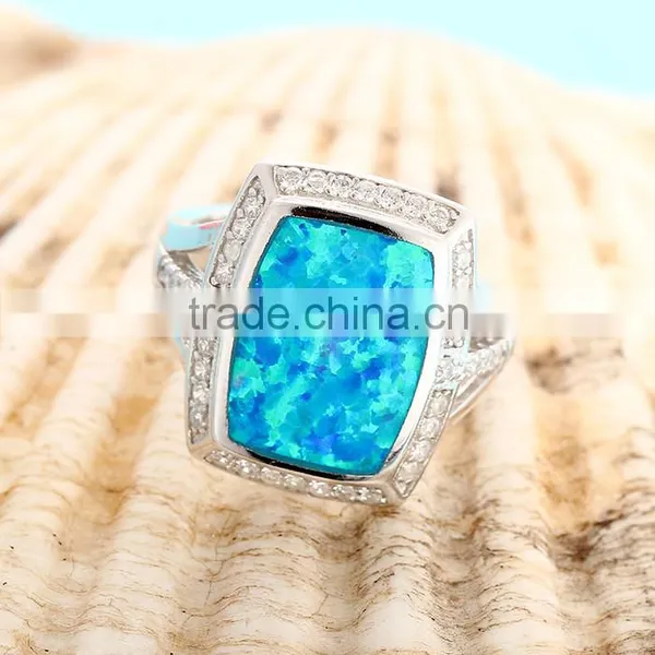 Synthetic Opal Stone Jewelry Set S003W photo-2