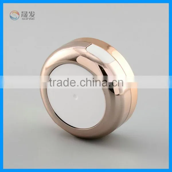Round Plastic Air Cushion Cosmetic Powder Case photo-4
