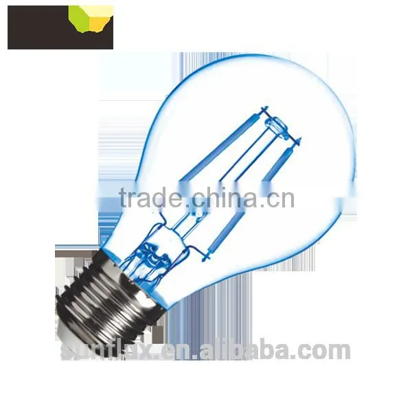 Glass Body Material and E27 Base Blue Light Led Decorative Bulb