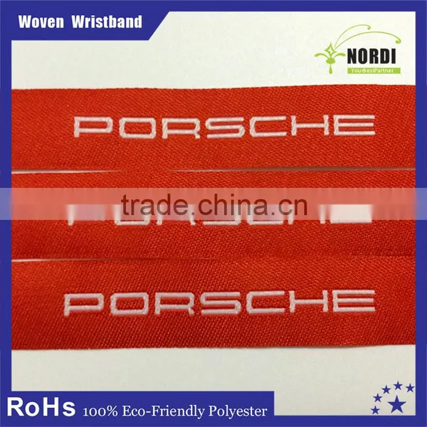 Promotional Fabric Textile Woven Wristbands for Event photo-4