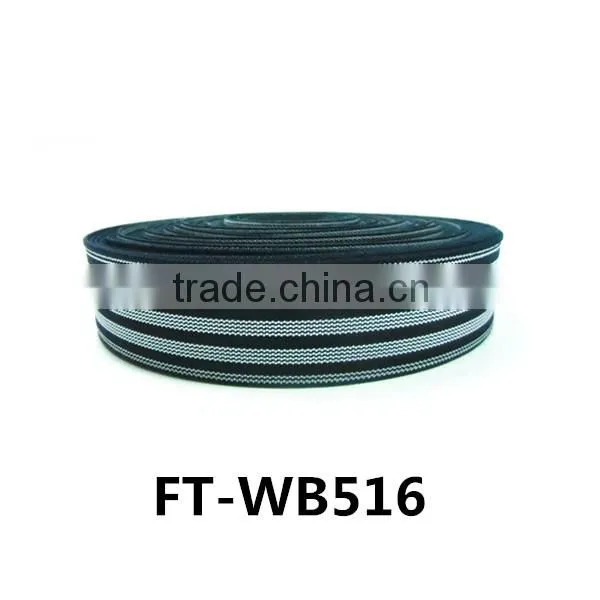 Straped Elastic Webbing-elastic Band10-80mm Wide FT-WB516