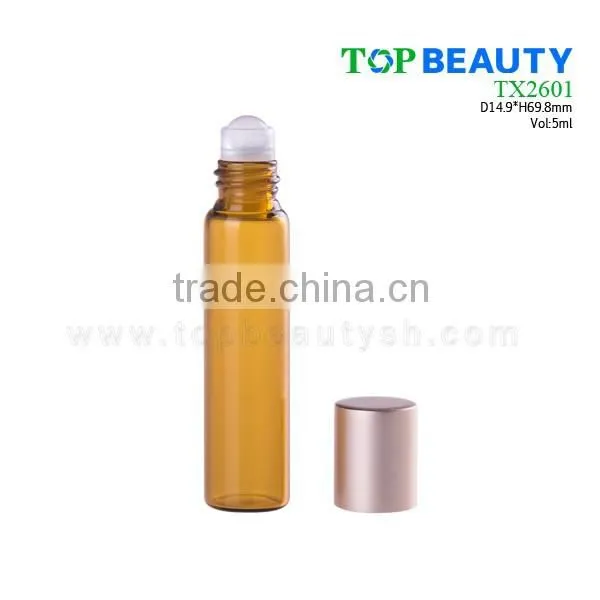TX2601 Cosmetic Glass Perfume 5ml Roll On Bottle photo-2