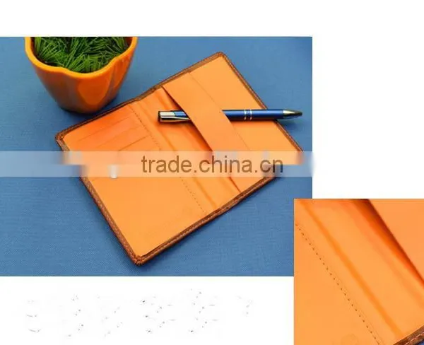 Supply Custom Logo Leather Passport Holder Passport Case( W202) photo-4