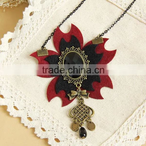 MYLOVE Brand Colourful Butterfly Chain Metal Alloy Sweater Necklace MLSC28