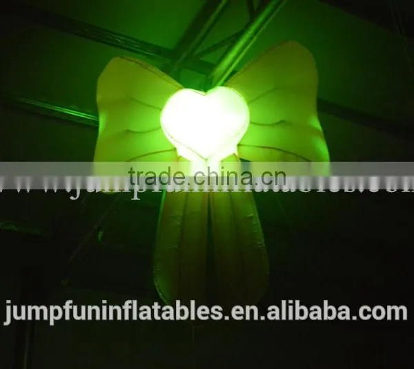 Nylon Cloth Inflatable Lighting Bowknot With LED Remote Control/Lighting Stars photo-3