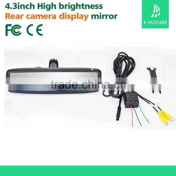 Wide Angle 4.3 Inch Car Rear Mirror Monitor Rear View Mirror for Cars photo-4