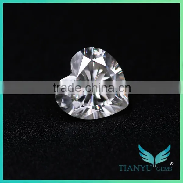 China Best Moissanite Forever Brilliant Heart Cut Loose Moissanite Stones