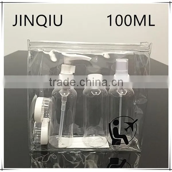 Plastic Travel Bottle Set 100ml