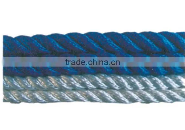 ISO Standard 3 Strand Hard Polypropylene Mooring Rope photo-4
