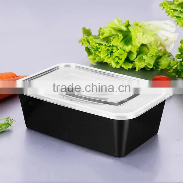 Differrent Size Better Leak Resistant Meal Prep Bento Box Microwave Single Compartment Food Containers With Lids photo-3
