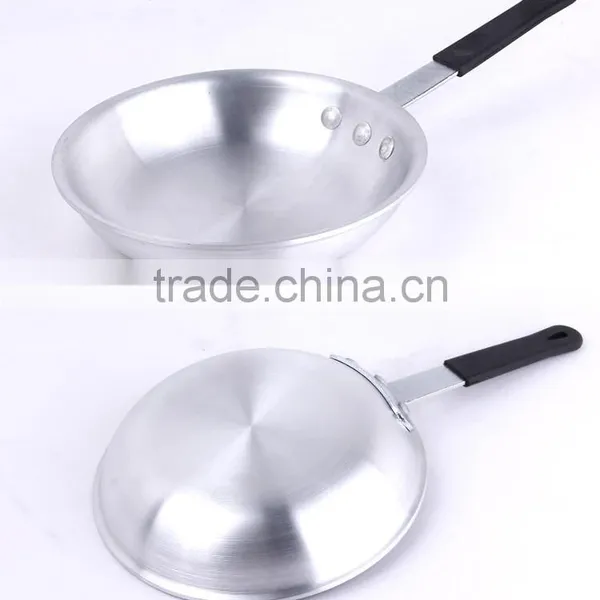 Steel Handle Chicken Coating White Ceramic Fry Pan With Silicone photo-6