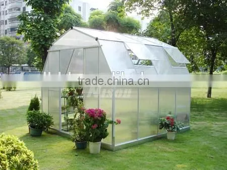 PC Sheet Covered Small Garden Greenhouse For Flowers Growing photo-3