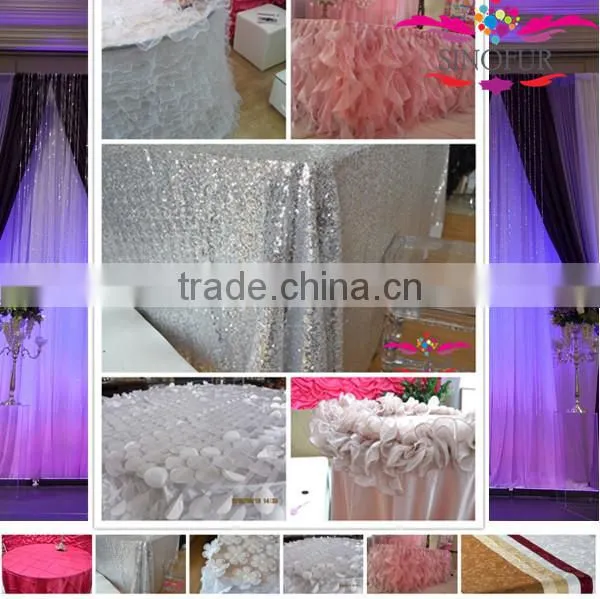 Luxurious Wedding Table Cloths photo-4
