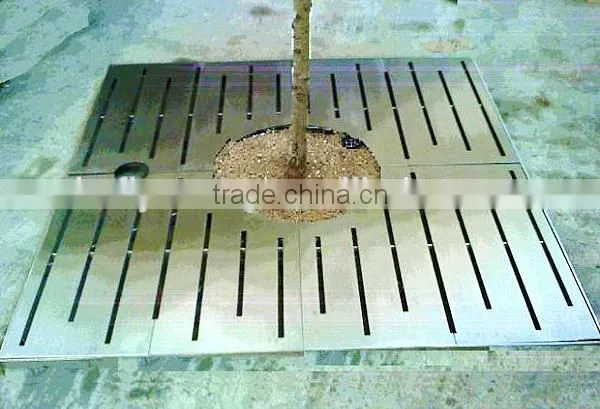 FO-9T16 High Quality Stainless Steel Tree Perforated Strainer Tree Pool Cover photo-2