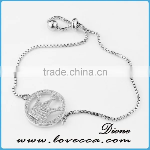 Gift For Her Small CZ Bracelet Tiny Diamond Micro Pave Bracelet photo-2