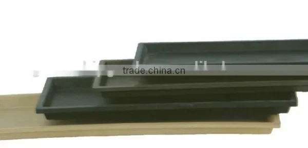 Rectangular flower pot trays