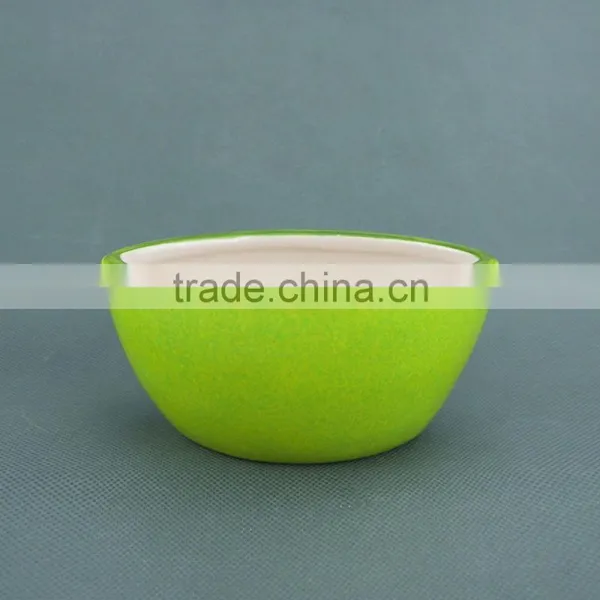 Small Ceramic Green Flower Pot photo-2