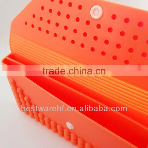 Eco-friendly Orange Silicone Money Bag photo-5