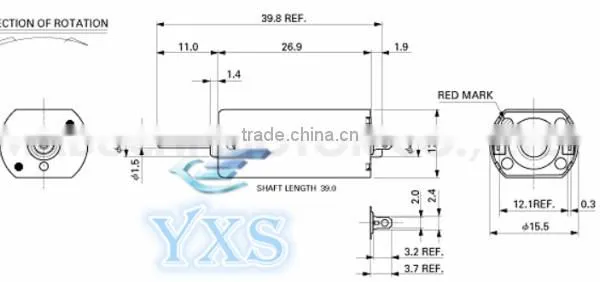 FF-050SH-11190 Miniature DC Motors Large Torque FF-050SH /FF-050SB Model Aircraft Motor Shaver Motor Motor Travel Mode photo-2