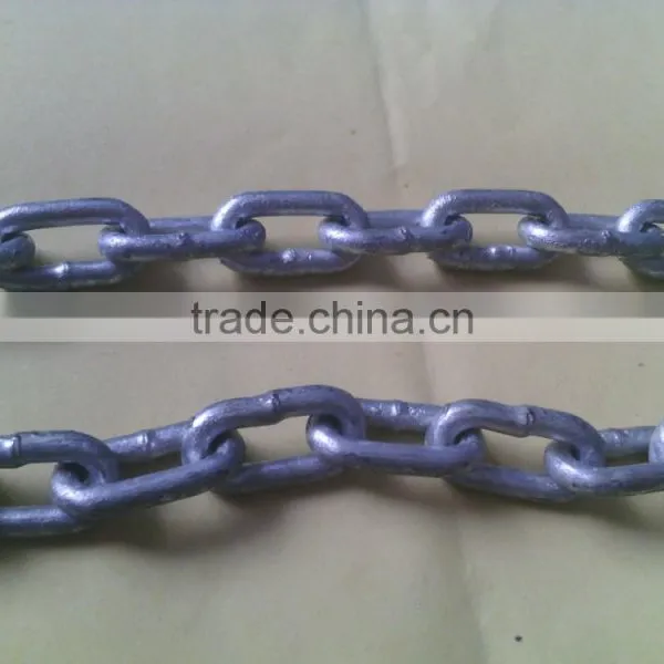 High Quality High Tensile Heavy Duty Hot Dip Galvanized Link Chain photo-5