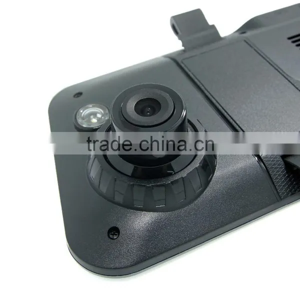 2016 New HD 4.3" Dual Lens Video Recorder Dash Cam Rearview Mirror Car Camera DVR CEG85 photo-4