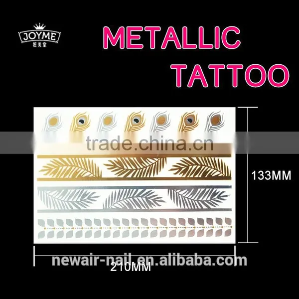 New Gold Chain Indian Images Tatoo Sticker for Cool Girl photo-2
