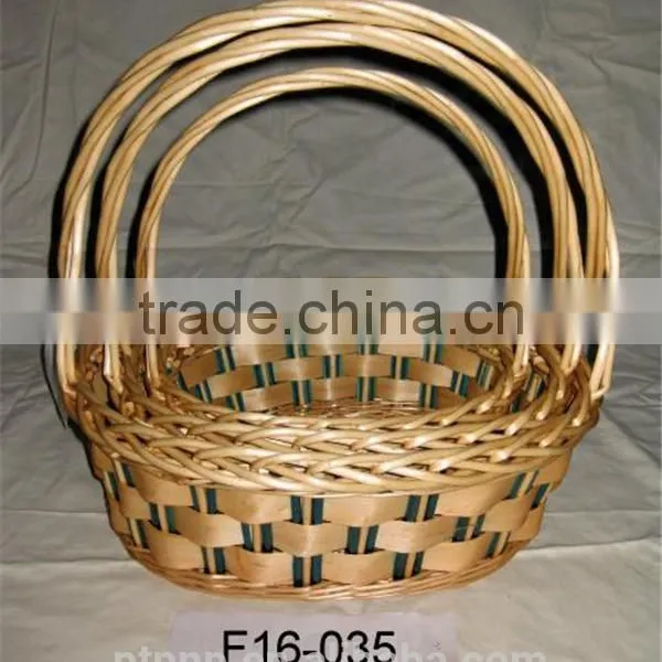 Hand-weaving Wicker Storage Basket Wicker Baskets