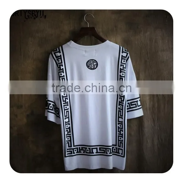 2017 Wholesale Men Plain Custom Longline t Shirt Printing Fitted Men' s Clothing Express China Supplier photo-5