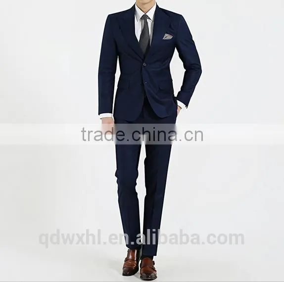 2017 New Design Modern Slim Fit Custom Blazer Price Top Brand Coat Pant Men Suit photo-2